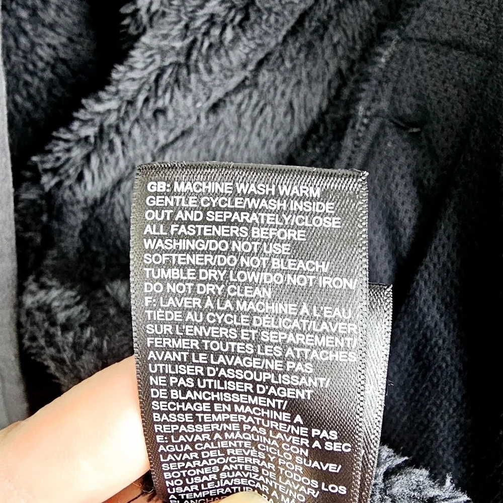 The North Face Gray & Black Jacket Coat with Warm Lining